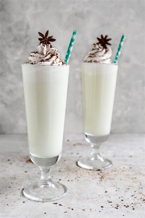 vanilla malt milkshake